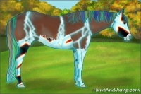 Horse Color:Painted Thunderstruck Bay Splash