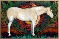 Horse Color:White Spotted Liver Red Dun Pearl 