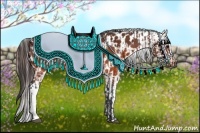 Horse Color:Brown Near Leopard  and Brown Near Leopard 