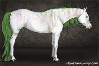 Horse Color:Watercolor Smoky Blue Onyx Ice Splash 