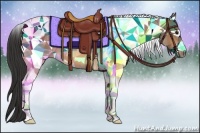 Horse Color:Buckskin Tobiano