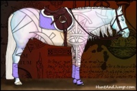 Horse Color:Cremello Ice Tobiano 