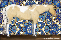 Horse Color:Gray Silver Buckskin Roan Dun Splash Tobiano Frame Varnish Rabicano