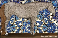 Horse Color:Liver Chestnut Ice Pearl Sabino Rabicano 