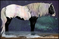 Horse Color:Nacre Chocolate Palomino Ice Pearl Splash