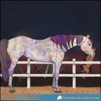 Horse Color:Nacre Buckskin Ice Dun 
