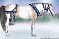 Horse Color:White Spotted Sable Champagne