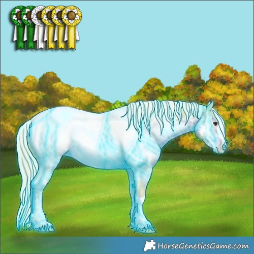 Horse Color:Thunderstruck Watercolor Chocolate Palomino Appaloosa Rabicano 