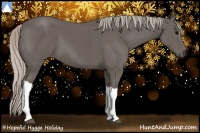 Horse Color:Silver Black 