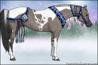 Horse Color:Grullo Tobiano 