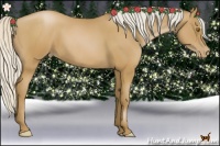 Horse Color:Silver Black Pearl 