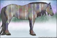 Horse Color:Nacre Black Ice 