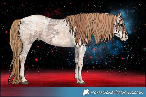 Horse Color:Liver Chestnut Ice  and Liver Chestnut Ice Pearl 