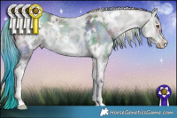 Horse Color:Nacre Plaid  White Spotted Brown Onyx Sabino Rabicano Brindle 