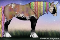 Horse Color:Painted Nacre Silver Brown Splash Appaloosa