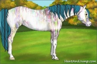 Horse Color:Painted Liver Red Onyx Ice 