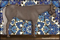 Horse Color:Silver Blue Roan