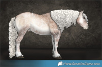 Horse Color:Liver Red Onyx Ice Pearl Mushroom 