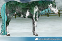 Horse Color:Painted Watercolor Liver Red Onyx Ice Mushroom Sabino