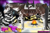 Horse Color:Brown Sabino 