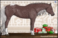 Horse Color:Chocolate Silver Black Chinchilla Tobiano 