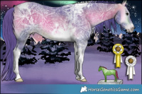 Horse Color:Watercolor Buckskin Ice Onyx Mushroom Tobiano 