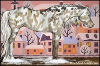 Horse Color:Liver Red Dun Appaloosa 