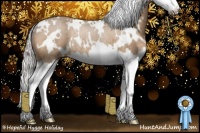 Horse Color:White Spotted Silver Buckskin Roan Splash Rabicano