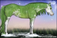 Horse Color:Watercolor Liver Chestnut Sabino