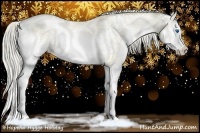Horse Color:White Spotted Chocolate Palomino Pearl Dun Splash