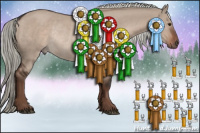 Horse Color:Liver Red Dun Mushroom Rabicano 