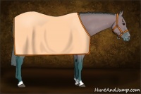 Horse Color:Watercolor Grullo Varnish Rabicano