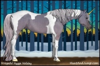 Horse Color:Silver Grullo Tobiano 