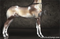 Horse Color:White Spotted Liver Red Onyx Splash 