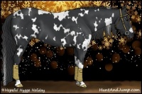 Horse Color:White Spotted Black 