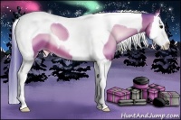 Horse Color:Watercolor Brown Onyx Splash Tobiano 