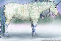 Horse Color:Watercolor White Spotted Chocolate Black Chinchilla Ice Appaloosa and Watercolor White Spotted Chocolate Brown Chinchilla Ice Appaloosa