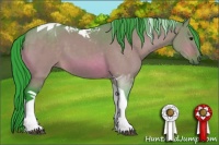 Horse Color:Watercolor Bay Dun Tobiano 