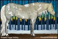 Horse Color:White Spotted Liver Red Dun Ice 