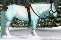 Horse Color:Thunderstruck Buckskin Ice Roan Pearl Dun Blanket 