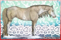 Horse Color:Liver Chestnut Ice Pearl Sabino