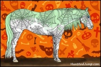 Horse Color:Watercolor Chestnut Splash 