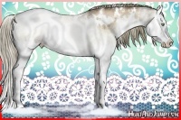 Horse Color:White Spotted Liver Red Onyx Ice Pearl Sabino Splash 