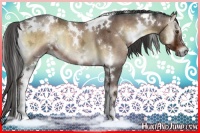 Horse Color:White Spotted Liver Red Onyx Ice