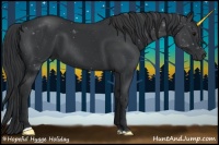 Horse Color:Black Sabino 