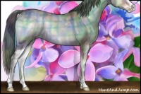 Horse Color:Nacre Plaid Brown Onyx Sabino Rabicano