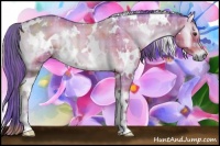 Horse Color:Watercolor Plaid  White Spotted Liver Red Onyx 