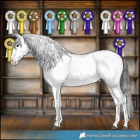 Horse Color:Brown Dun Varnish Brindle 