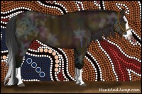 Horse Color:Midnight Bay Ice Dun Splash