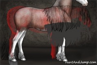 Horse Color:Brown Roan Splash 